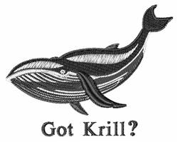 Got Krill - 4x4 krill beginner-friendly embroidery design for reusable tote bags