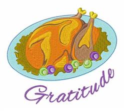 Gratitude - 5x7 bird detailed machine embroidery design perfect for Tablecloths
