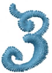 Graveyard Font 3 - 4x4 font quick stitch embroidery design for Birthday Banners