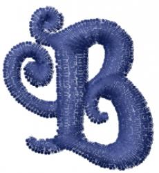 Graveyard Font B - 4x4 font quick stitch embroidery design for Kids Clothing