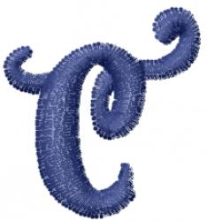 font quick stitch machine embroidery - Graveyard Font C for decorative pillow covers