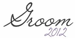 quick stitch 2012 machine embroidery pattern - Groom 2012 for festive table runners