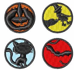 cat beginner-friendly machine embroidery - Halloween perfect for kitchen tea towels