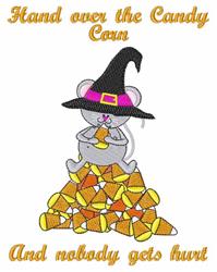 candy corn detailed machine embroidery - Hand It Over perfect for cute baby onesies