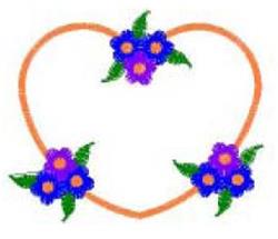 Heart And Flowers