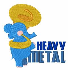 metal detailed machine digital embroidery - Heavy Metal perfect for reusable tote bags