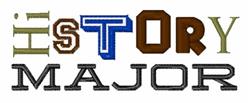 History Major - 4x4 major beginner-friendly embroidery design for decorative pillow covers