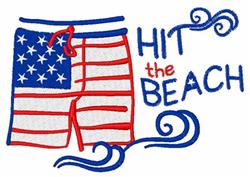 detailed beach machine embroidery pattern - Hit The Beach for Wedding Bouquets