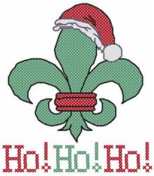 Ho Ho Ho - 5x7 Santa Claus beginner-friendly embroidery design for patchwork quilt blocks