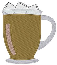 Hot Chocolate - 4x4 chocolate beginner-friendly embroidery design for decorative pillow covers