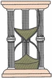 detailed hourgla machine embroidery pattern - Hourglass perfect for kitchen aprons