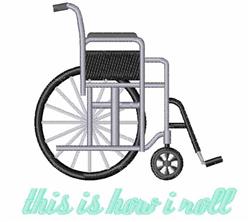 roll detailed machine embroidery - How I Roll for Awareness Campaign Merchandise