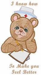 detailed bear machine embroidery pattern - I Know How for Kids Health Awareness Campaigns