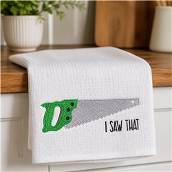 I Saw That - 5x7 that beginner-friendly embroidery design for decorative pillow covers
