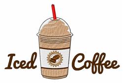 Iced coffee cup with whipped cream and a red straw, in earthy tones, perfect for playful summer kitchen decor.