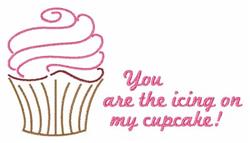 cupcake beginner-friendly machine embroidery - Icing On Cupcake for decorative pillow covers