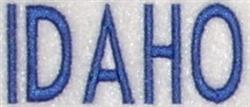 Idaho - 4x4 idaho quick stitch machine embroidery design perfect for reusable tote bags