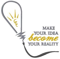beginner-friendly reality machine embroidery pattern - Idea Become Reality for Event Invitations
