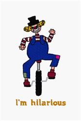 hilariou detailed machine digital embroidery - Im Hilarious perfect for Party Favors