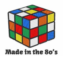 design detailed machine embroidery - In the 80s perfect for insulated lunch bags