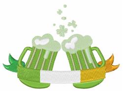 beer detailed machine digital embroidery - Irish Beer perfect for reusable tote bags