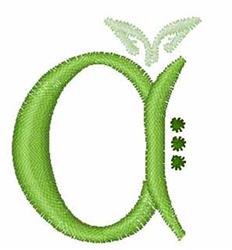 Irish C - 4x4 irish quick stitch machine embroidery design perfect for kitchen aprons