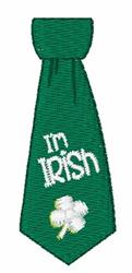 leaf quick stitch machine digital embroidery - Irish Tie perfect for Headbands