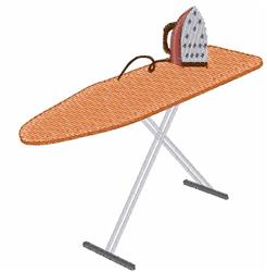beginner-friendly board machine embroidery pattern - Ironing Board for reusable tote bags