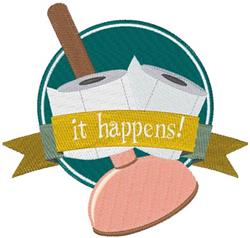 detailed happen machine embroidery pattern - It Happens perfect for kitchen aprons