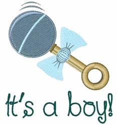 Its a Boy - 4x4 boy beginner-friendly machine embroidery design for Baby Blankets