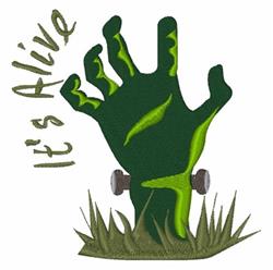 detailed halloween monster machine embroidery pattern - Its Alive for Halloween Bags