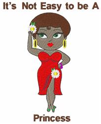 detailed easy machine embroidery pattern - Its Not Easy perfect for reusable tote bags