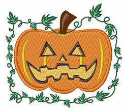 Jack O Lantern - 4x4 pumpkin detailed embroidery design for Halloween Costumes