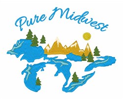 Pure Midwest Embroidery Design | EmbroideryDesigns.com