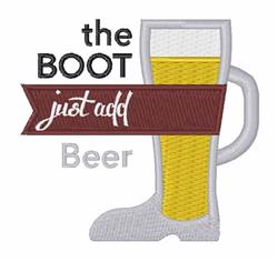 beer beginner-friendly machine embroidery - Just Add Beer perfect for Bar Aprons