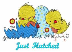 detailed easter bird machine embroidery pattern - Just Hatched for decorative pillow covers