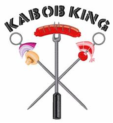 beginner-friendly puppy dog machine embroidery pattern - Kabob King for reusable tote bags