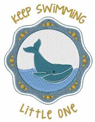 swimming detailed machine embroidery - Keep Swimming perfect for Kids Clothing