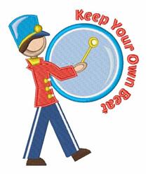 beat! detailed machine digital embroidery - Keep The Beat! perfect for Nursery Decor