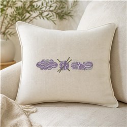 detailed yarn machine embroidery pattern - Knitting Yarn for decorative pillow covers