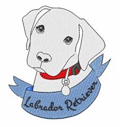 Labrador Retriever - 5x7 puppy dog detailed embroidery design for Pet Bandanas