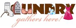 detailed here machine embroidery pattern - Laundry Gathers Here for decorative pillow covers