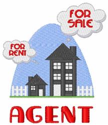 agent detailed machine embroidery - Lease Agent perfect for decorative pillow covers