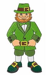 Leprechaun - 5x7 Christmas elf detailed embroidery design for Holiday Decorations