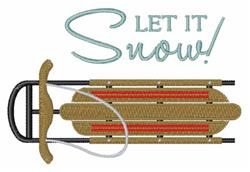 snow detailed machine digital embroidery - Let it Snow perfect for Event Decorations