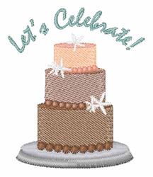 Lets Celebrate - 4x4 celebrate beginner-friendly embroidery design for kitchen tea towels