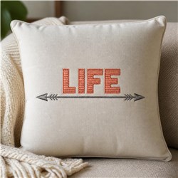 beginner-friendly life machine embroidery pattern - Life for Personalized Gifts