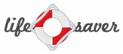 beginner-friendly saver machine embroidery pattern - Life Saver for reusable tote bags