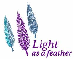 Light as a Feather - 4x4 bird beginner-friendly embroidery design for Beach Towels