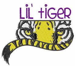 Lil Tiger - 4x4 tiger detailed machine embroidery design perfect for kitchen aprons